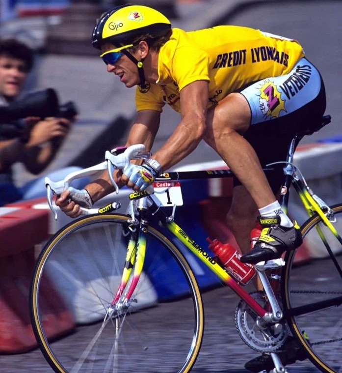 Greg LeMond riding a TVT92 at 1990 Tour de France