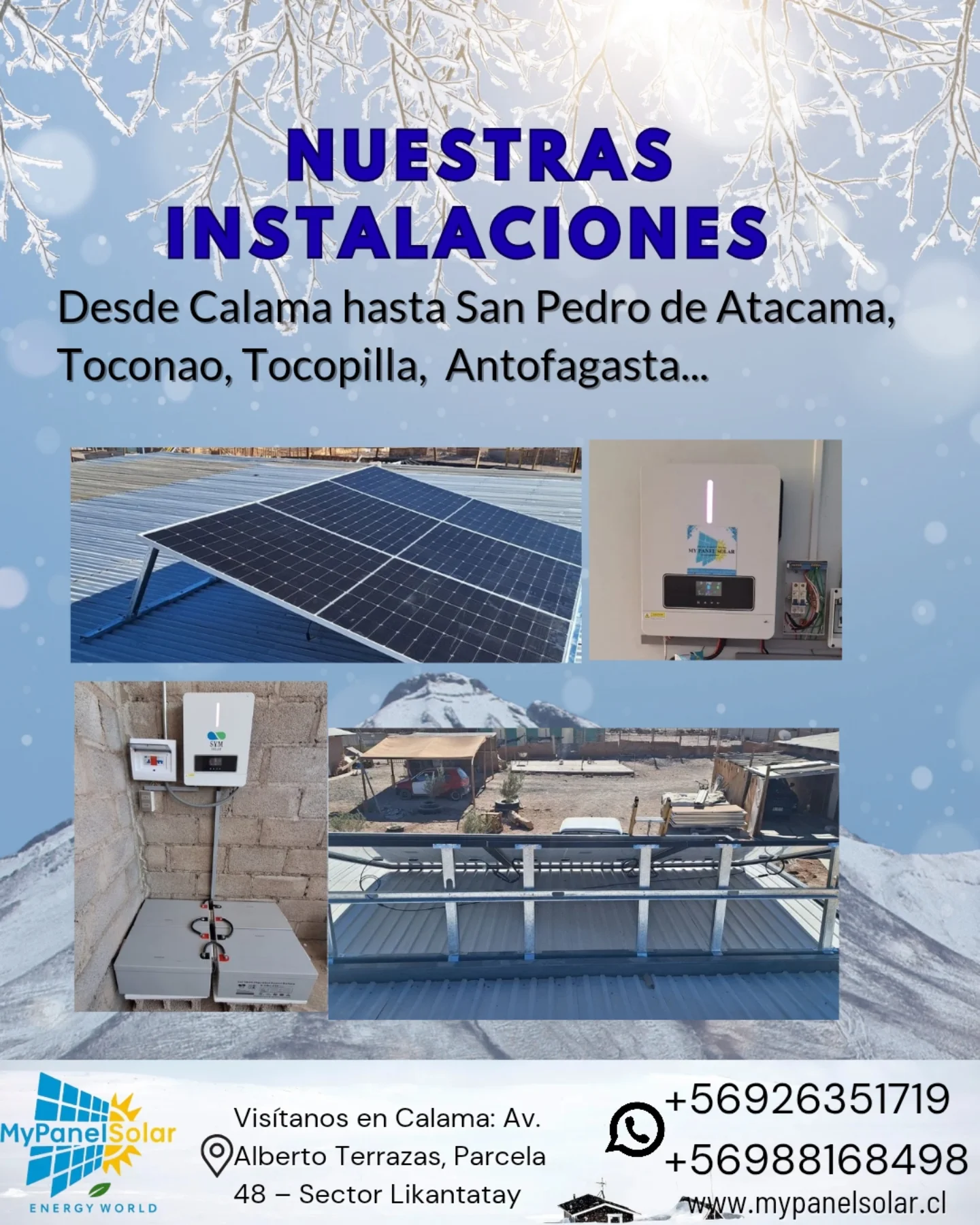 My Panel Solar.CL - 💡KIT SOLAR DE 5000W ONDA PURA💡 Incluye: 1 Inversor ...