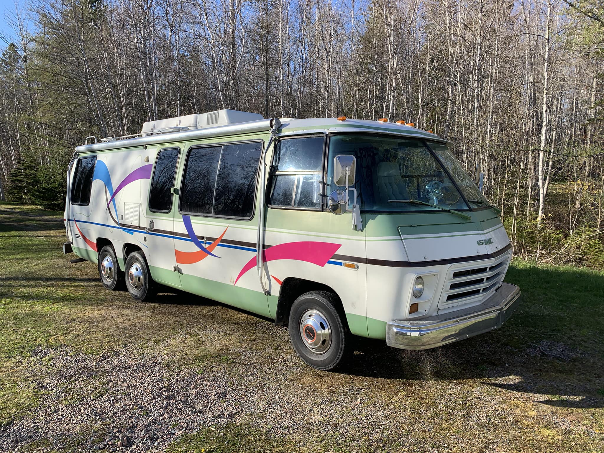 GMC motorhome's first run of the season