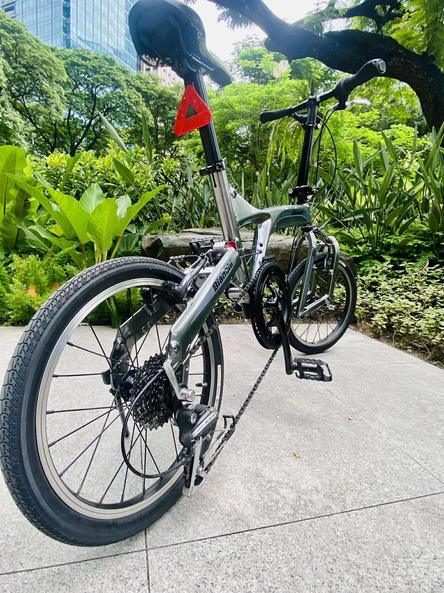 My new Bianchi Birdy Fretta bike
