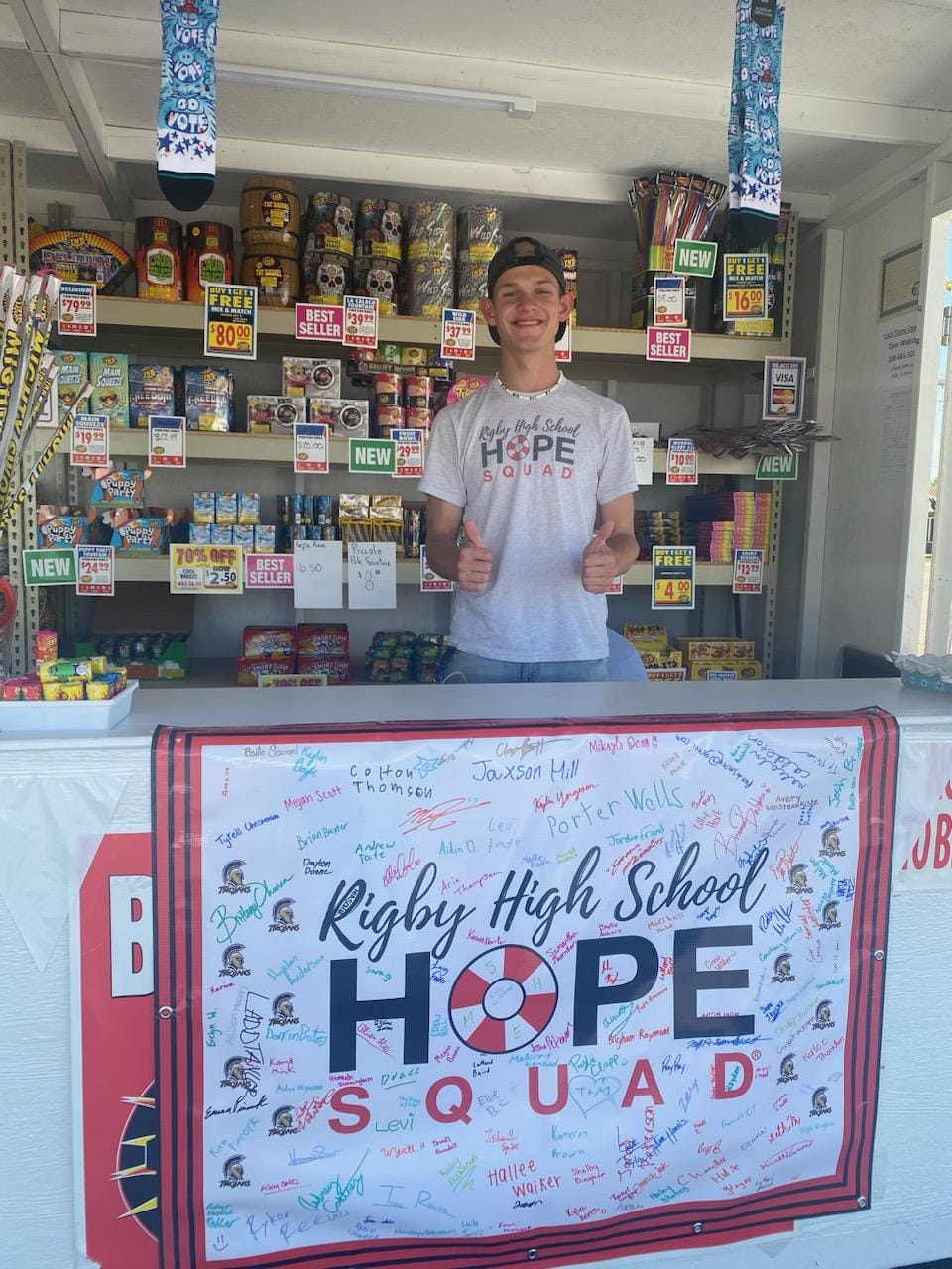 Come support the high school Hope... - Rigby High School