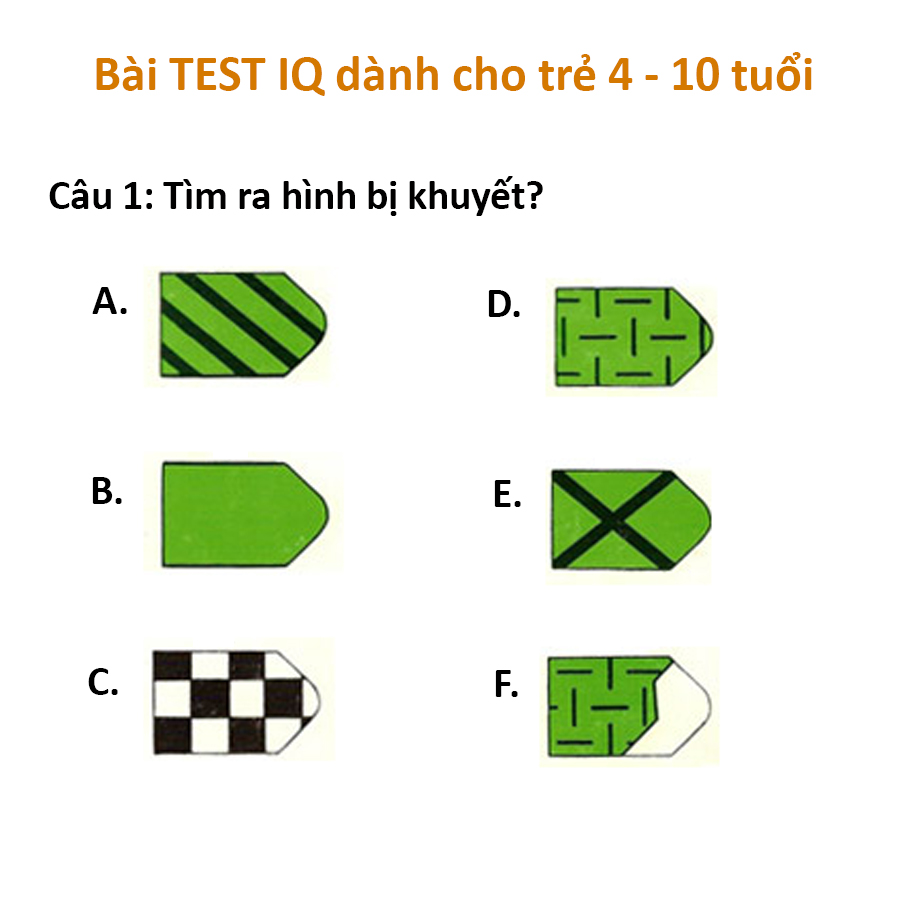 Babilala - 📌 BÀI TEST IQ DÀNH CHO TRẺ 4 - 10 TUỔI (có đáp... | Facebook
