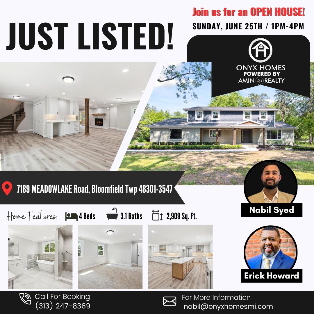 Onyx - 𝐉𝐔𝐒𝐓 𝐋𝐈𝐒𝐓𝐄𝐃 Mark your calendar 🗓 and check out this 🏠! Join us ...