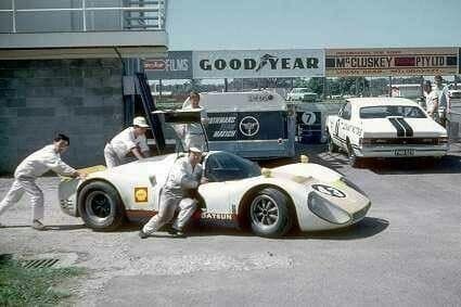 Nissan R380-3's dominance at the 1969 Chevron 6 hour at Surfers