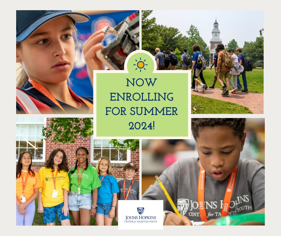 Registration is... - Johns Hopkins Center for Talented Youth
