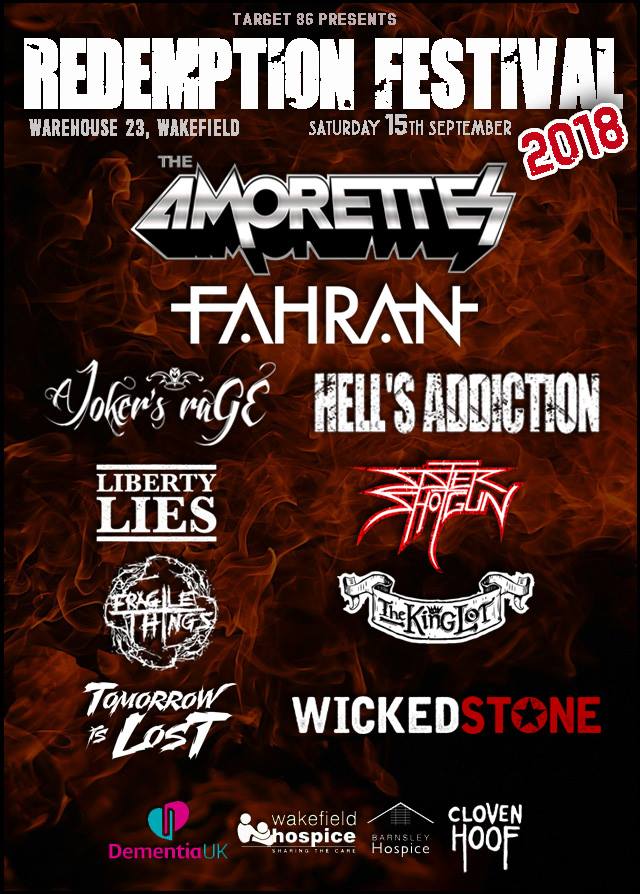 Redemption - We are delighted to announce the line up for our 4th ...