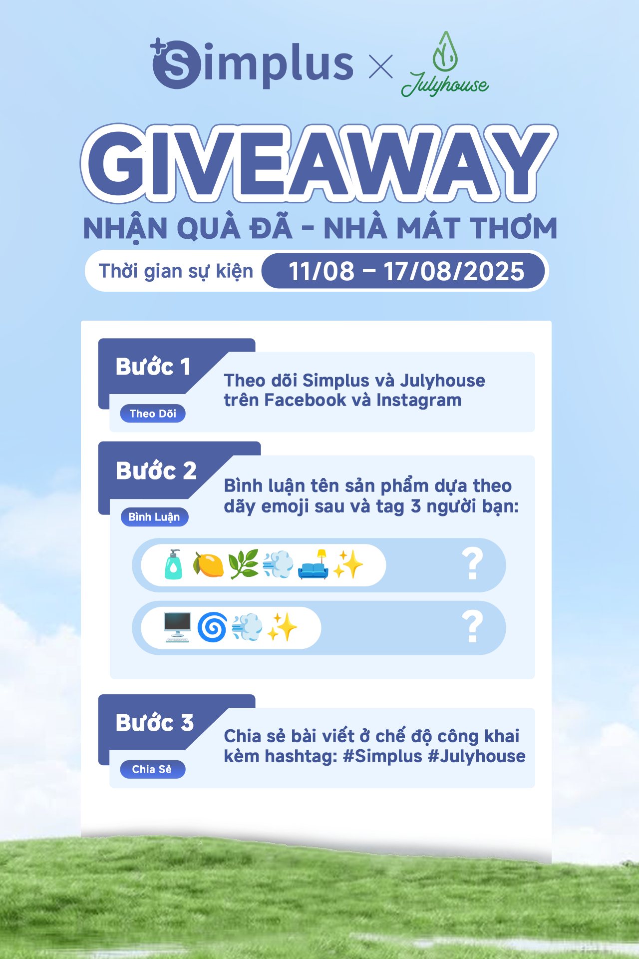 Simplus_VN - 🎉 [GIVEAWAY] NHẬN QUÀ ĐÃ – NHÀ MÁT THƠM Nhà... | Facebook