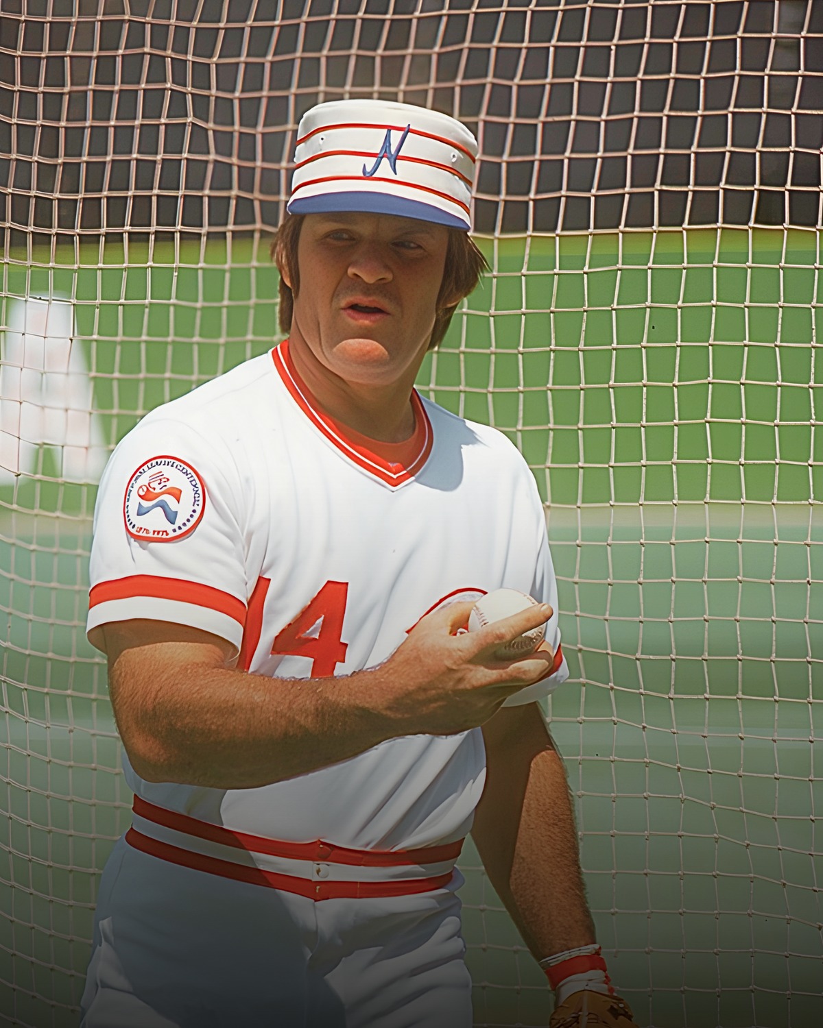 1976 MLB All Star Game NL Centennial Pillbox Hats