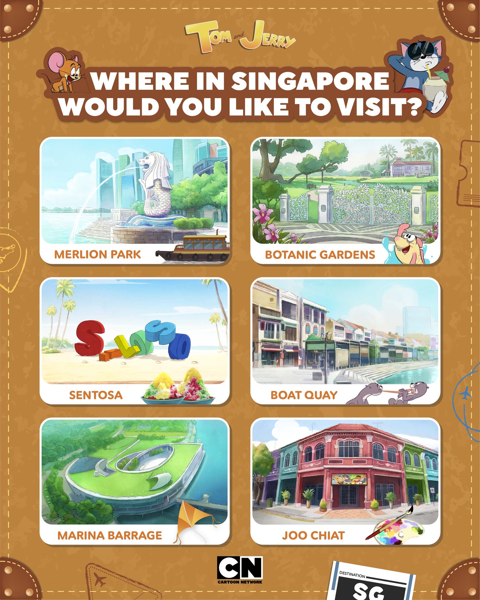 Cartoon Network - From the sunny beaches of Sentosa, to...