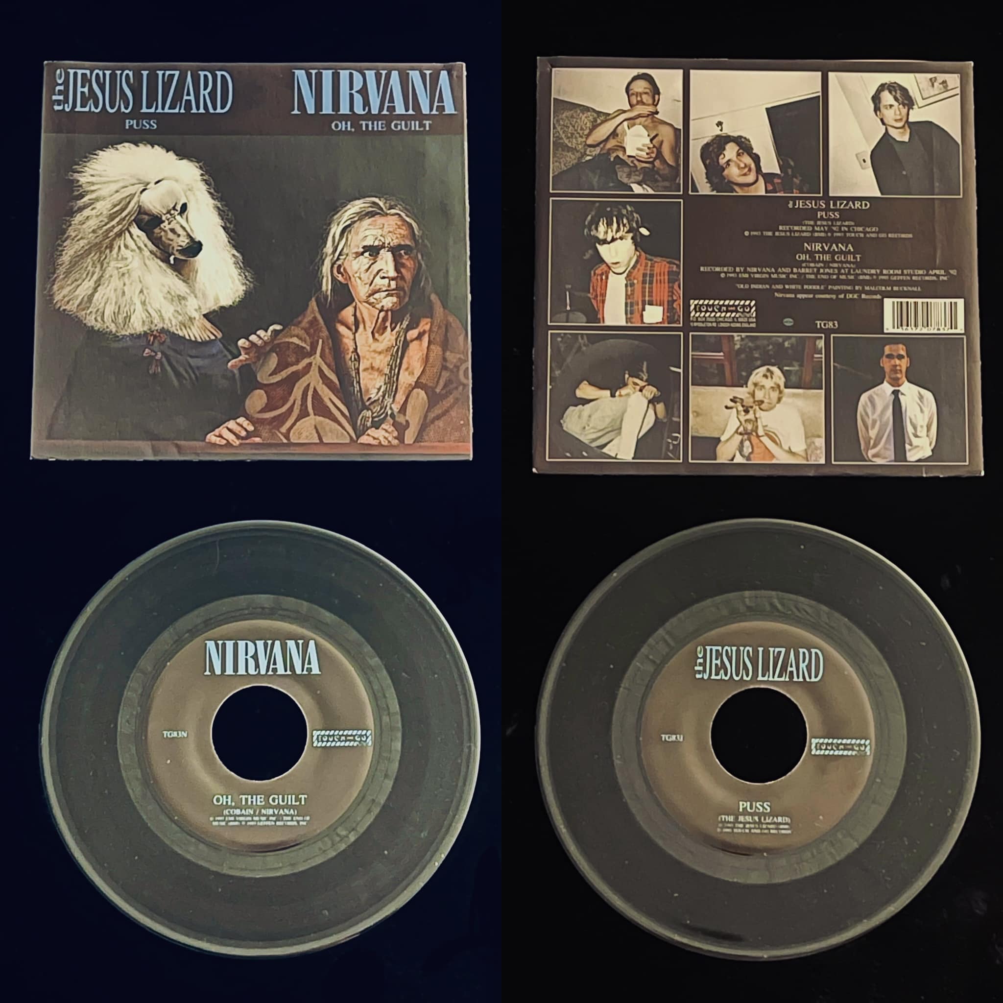 In 1993, The Jesus Lizard and Nirvana released a transparent blue