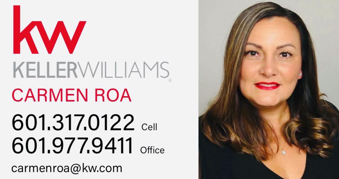 Carmen Roa 601 317 0122 Keller Williams Realty 601.977.9411 added a new ...