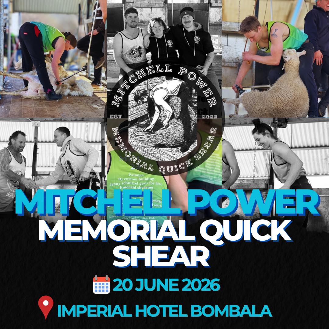 Mitchell Power Memorial Quick Shear - Bombala | Bombala NSW