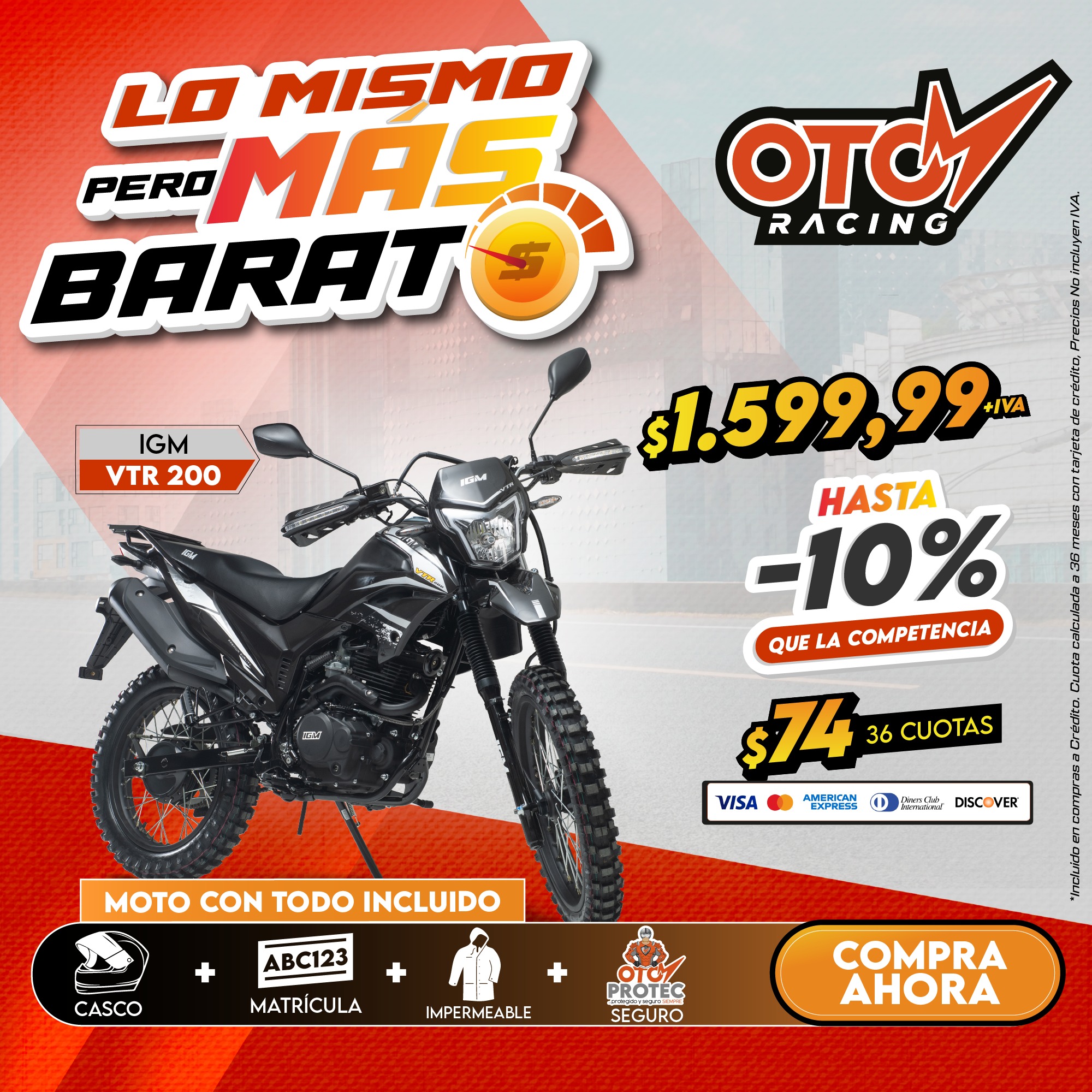Otom Racing - 🚀 ¡LO MISMO PERO MÁS BARATO! 🔥 TU MOTO CON... | Facebook