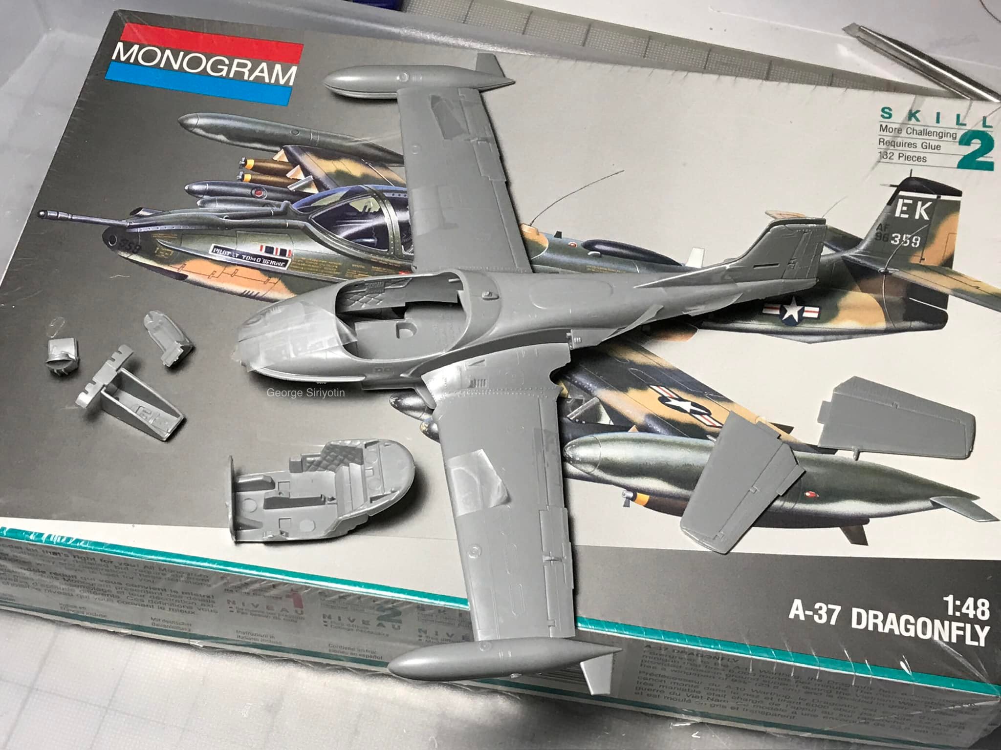 My Old Monogram 1/48 A-37 Dragon Fly…