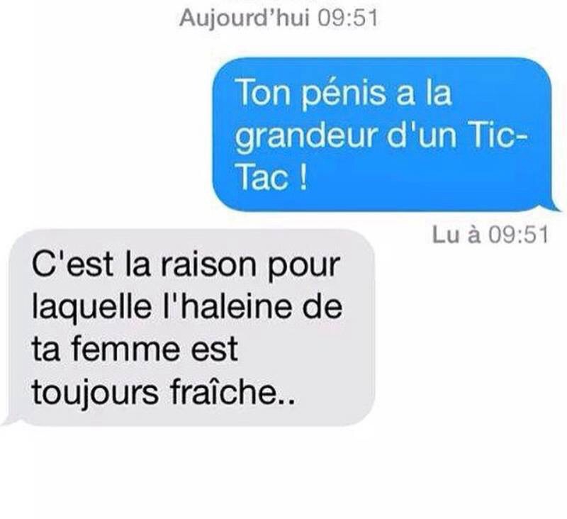 Les Plus Gros Clash Par Texto Photos Facebook