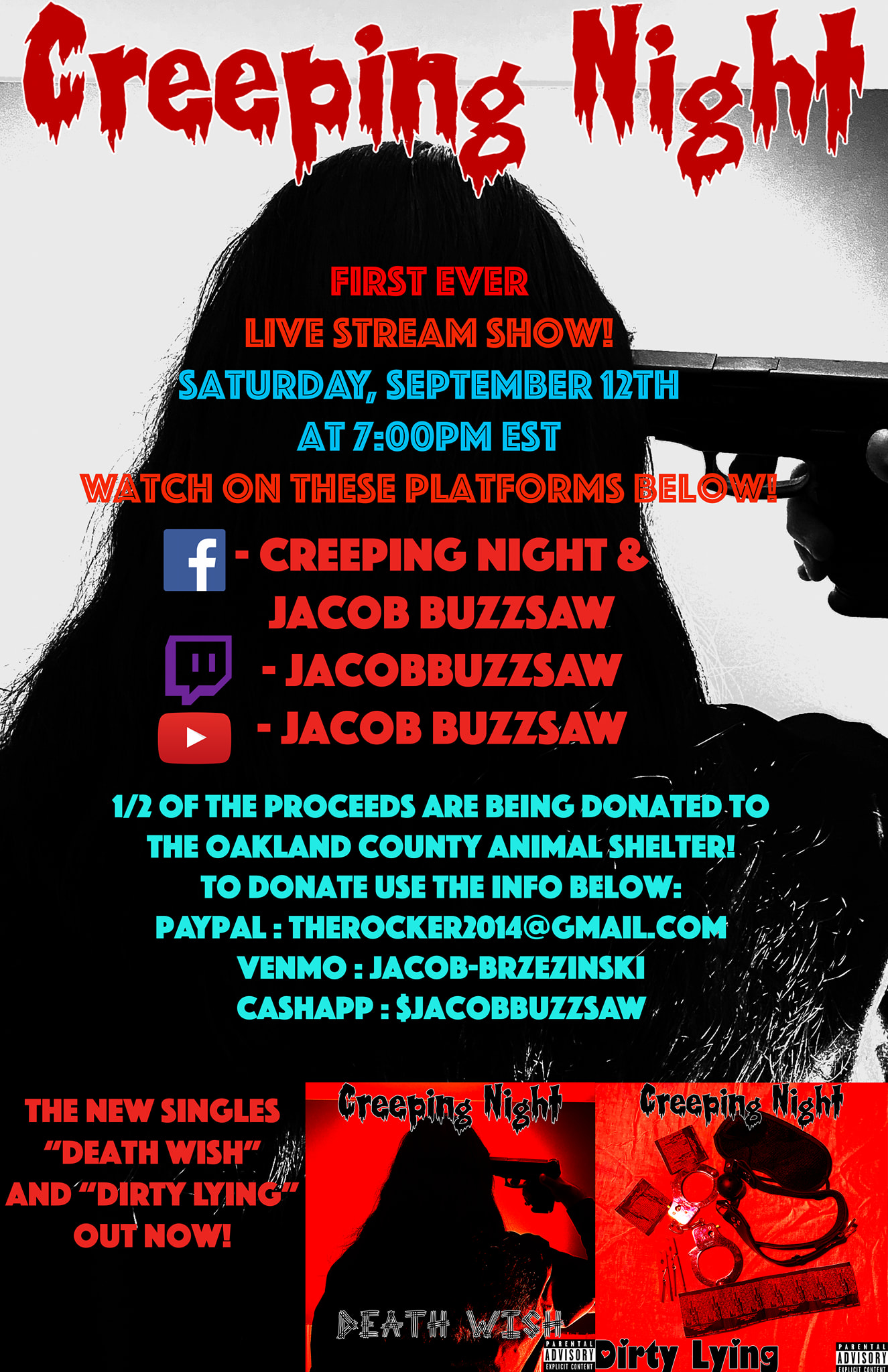 Creeping Night - Today is the day! 7PM EST, we will be going live with ...