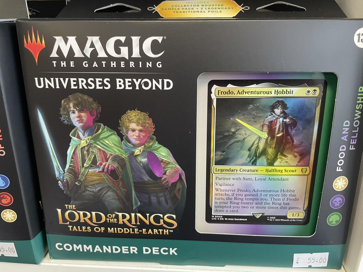 frodo and sam mtg commander deck Frodo, Adventurous Hobbit Sam, Loyal Attendant LotR Magic Duel-Commander DC Sam/Frodo deck by