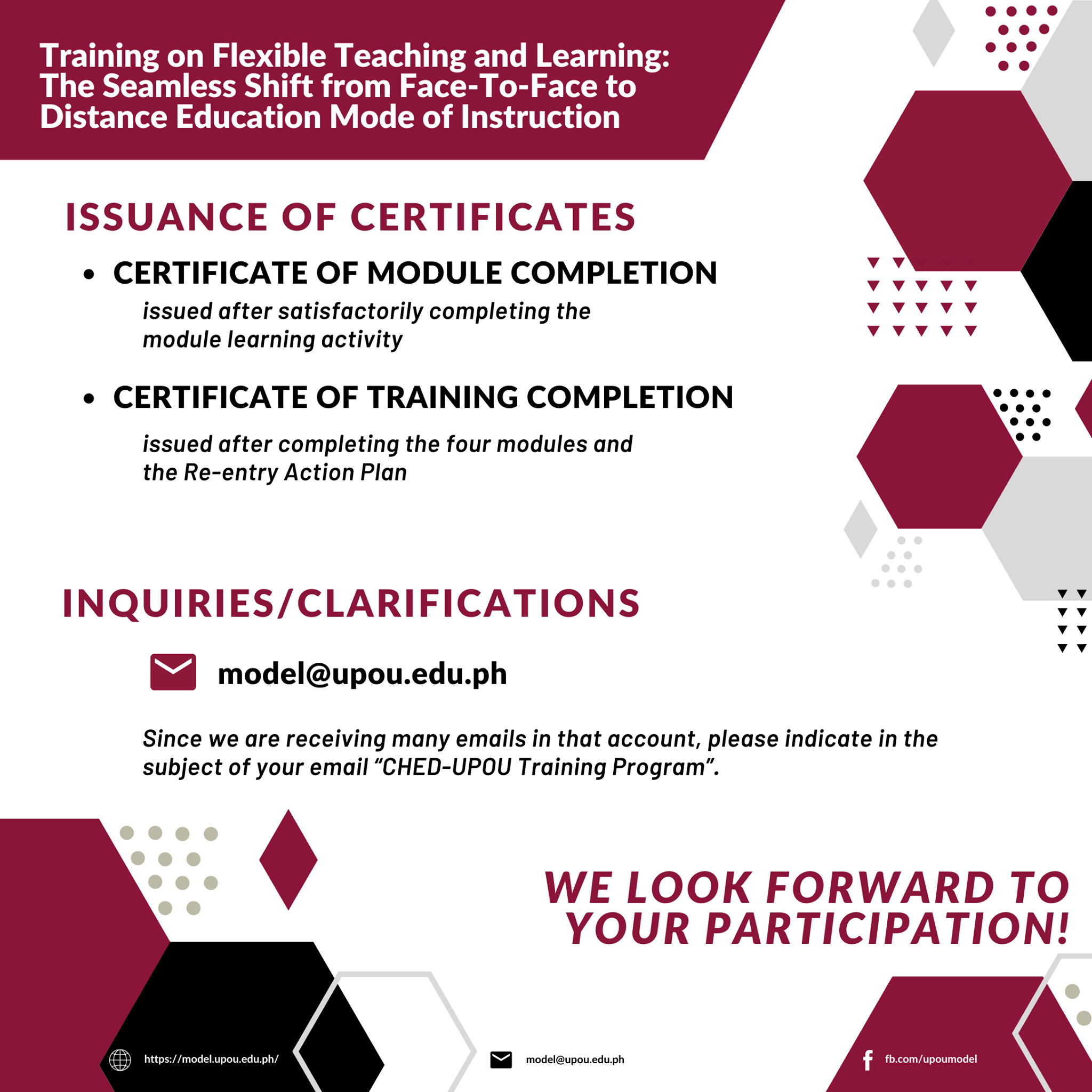 UPOU Massive Open... - UPOU Massive Open Distance e-Learning
