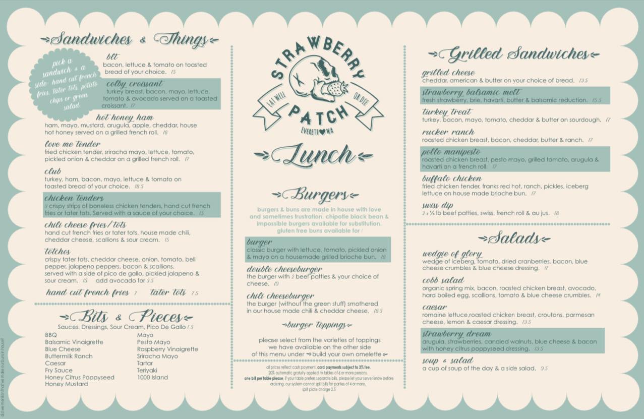 Strawberry Patch Cafe | Everett WA