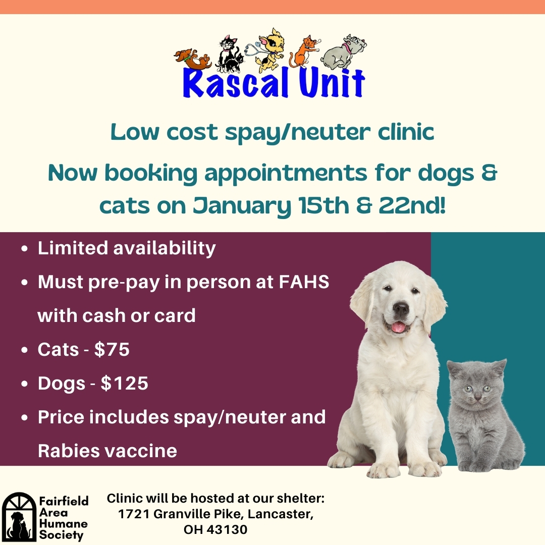 UPDATE: Spots for dogs and... - Fairfield Area Humane Society | Facebook