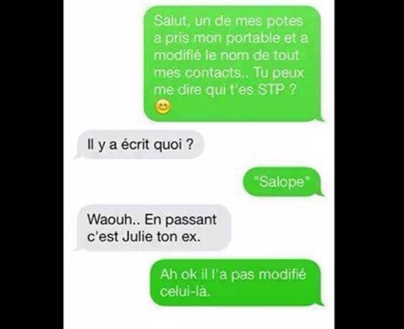 Les Plus Gros Clash Par Texto Photos Facebook