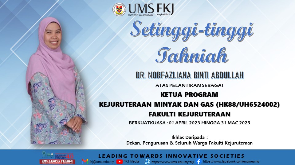 Setinggi-tinggi tahniah... - Fakulti Kejuruteraan UMS | Facebook