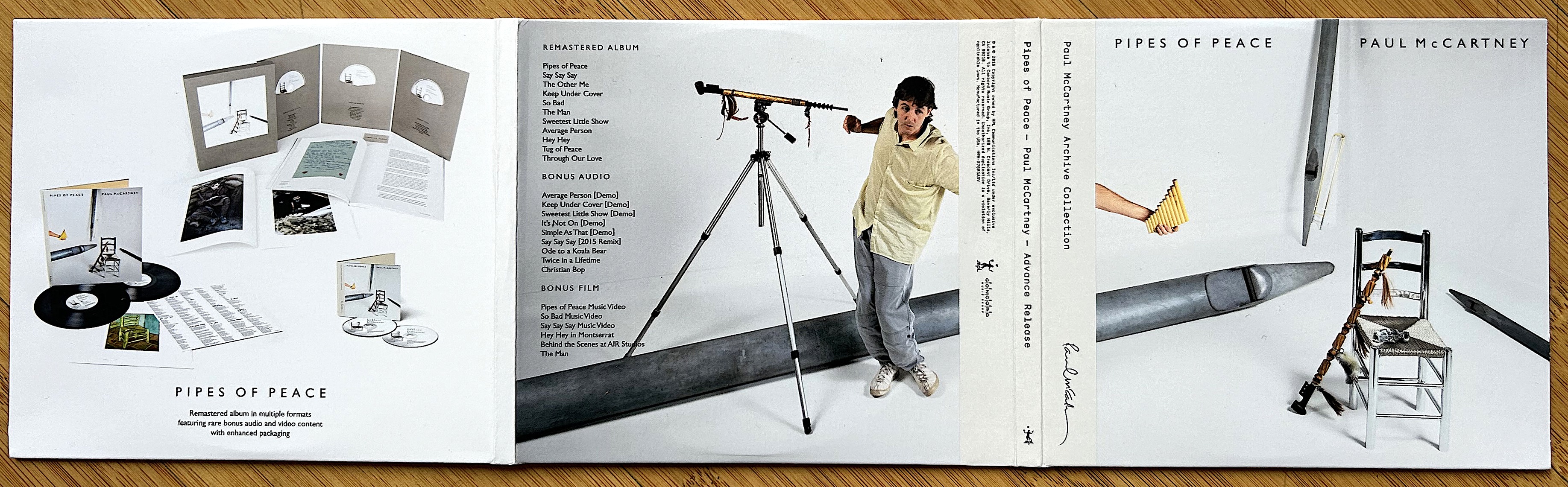 SOLD! PAUL MCCARTNEY - PIPES OF PEACE - ADVANCE RELEASE Rare 