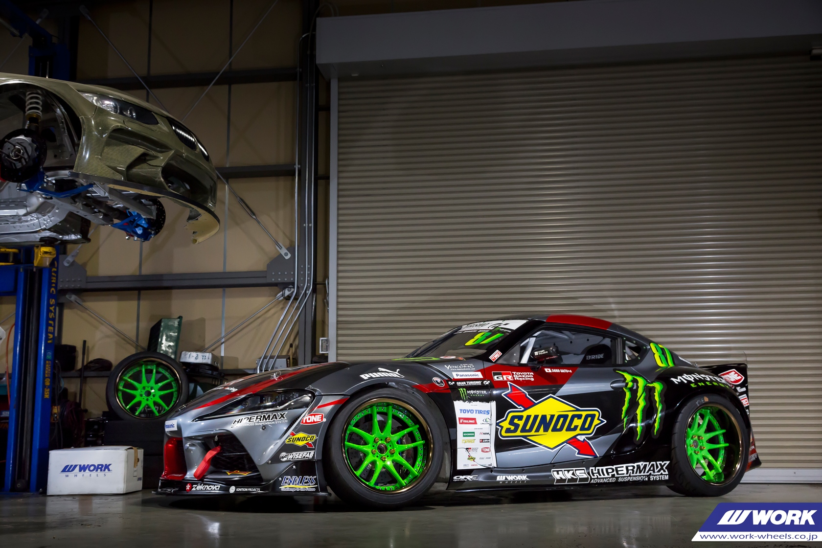 WORK - Daigo Saito's Toyota GR Supra on WORK Emotion CR3P #work # ...
