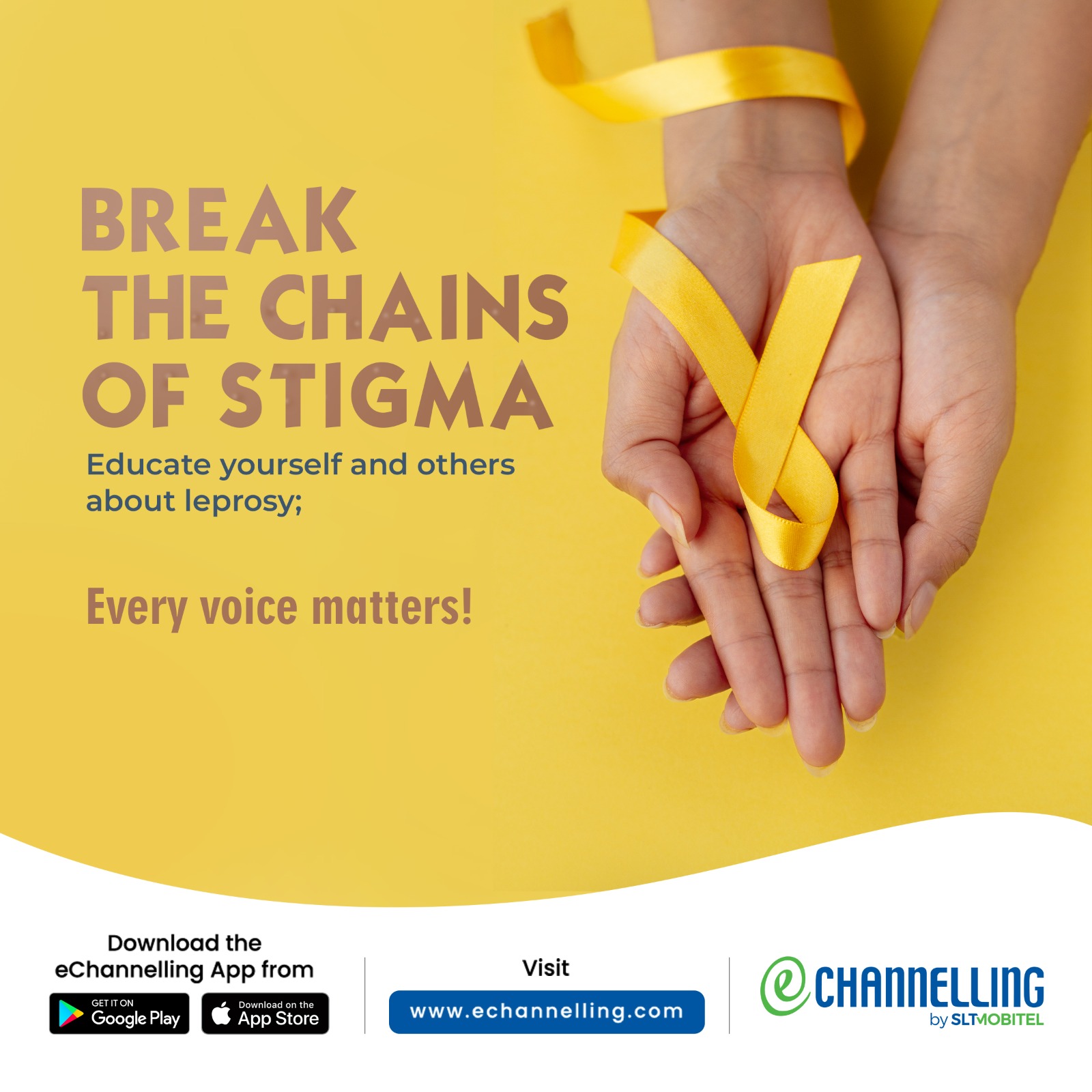 Together, we can end the stigma. 🌍💙 This World Leprosy Day (25