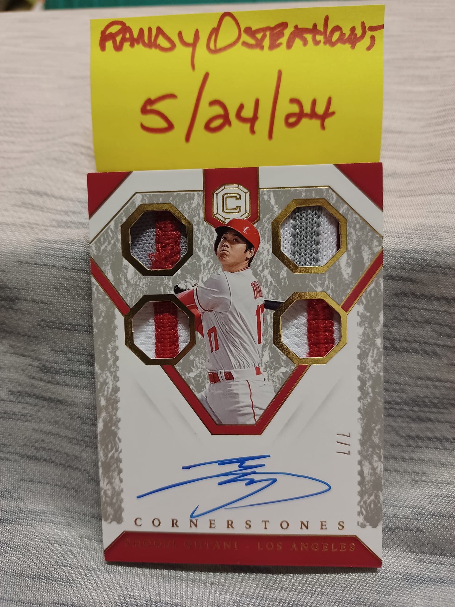Check out this beauty - Shohei Ohtani 2019 Panini Flawless 