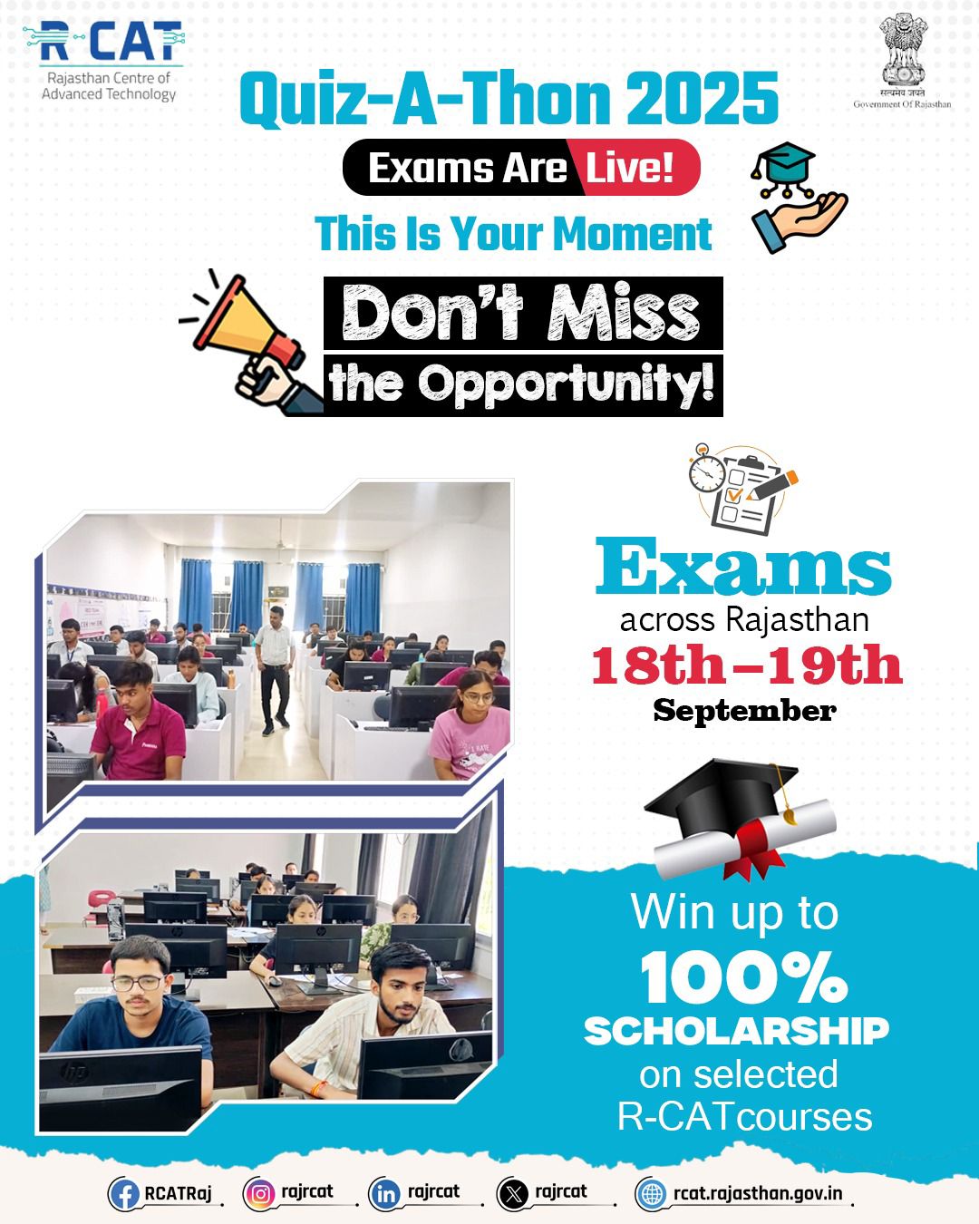 R-CAT - Exams are live - it’s time to rise! R-CAT... | Facebook