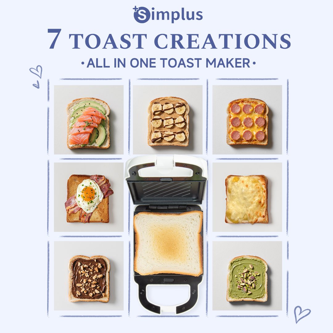 Simplus_MY - 7 Hari, 7 Rasa! With our Simplus Toast Maker,... | Facebook