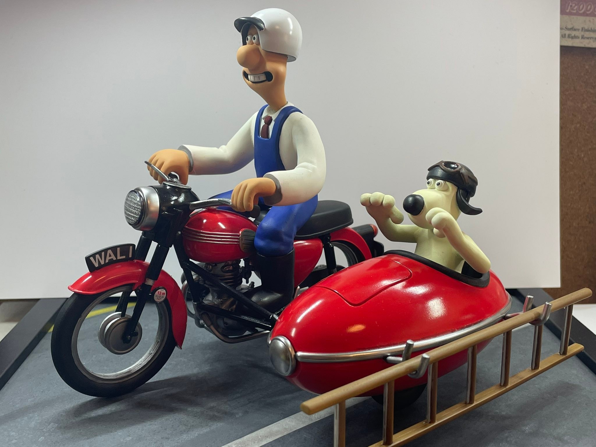 Finished Airfix Wallace and Gromit model build