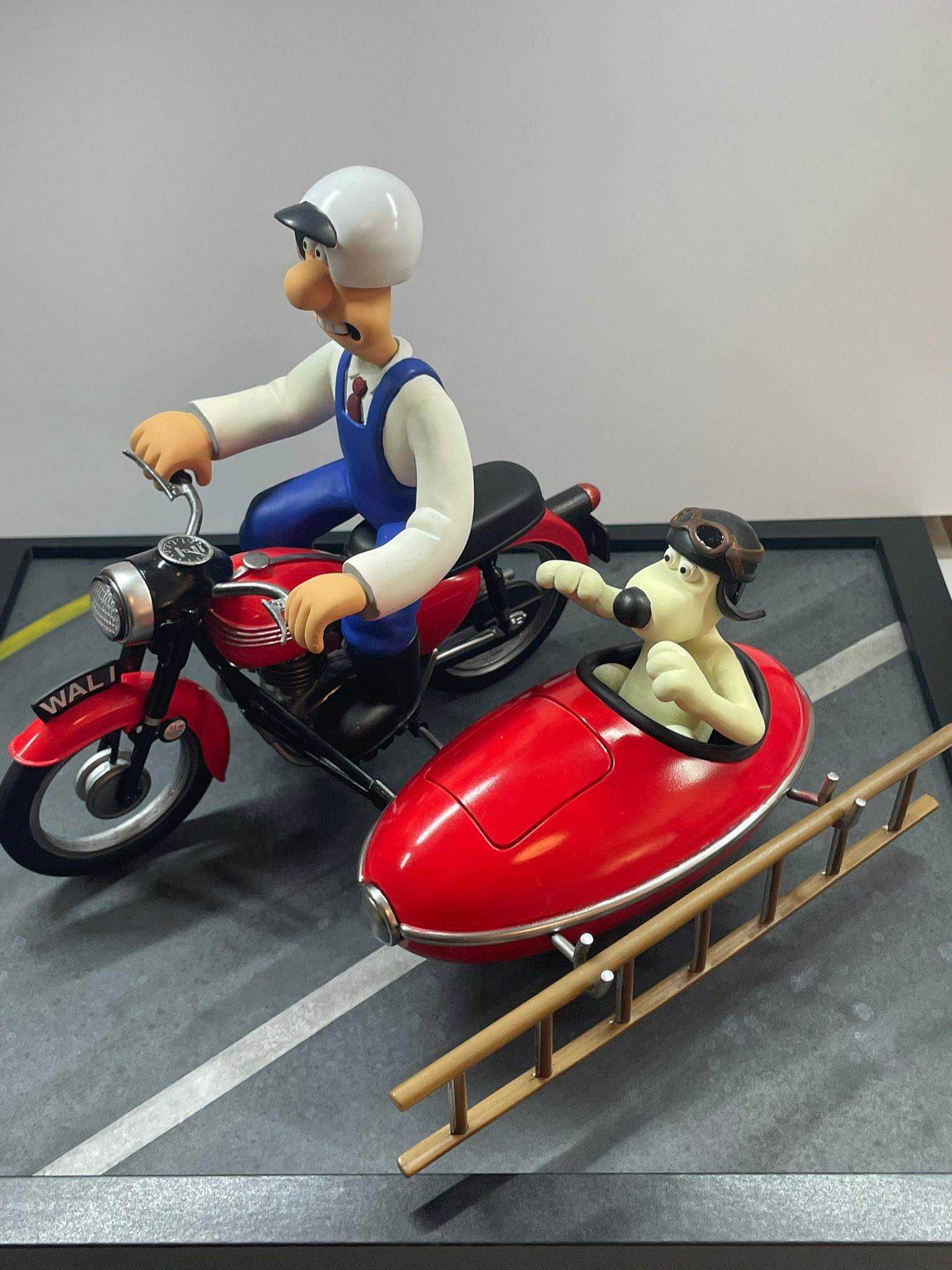 Finished Airfix Wallace and Gromit model build