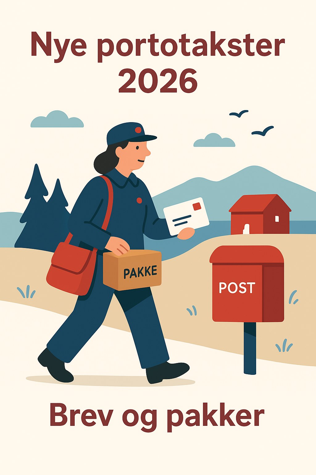 Postal.no - Postens portosatser for 2026 er klare. Fra... | Facebook