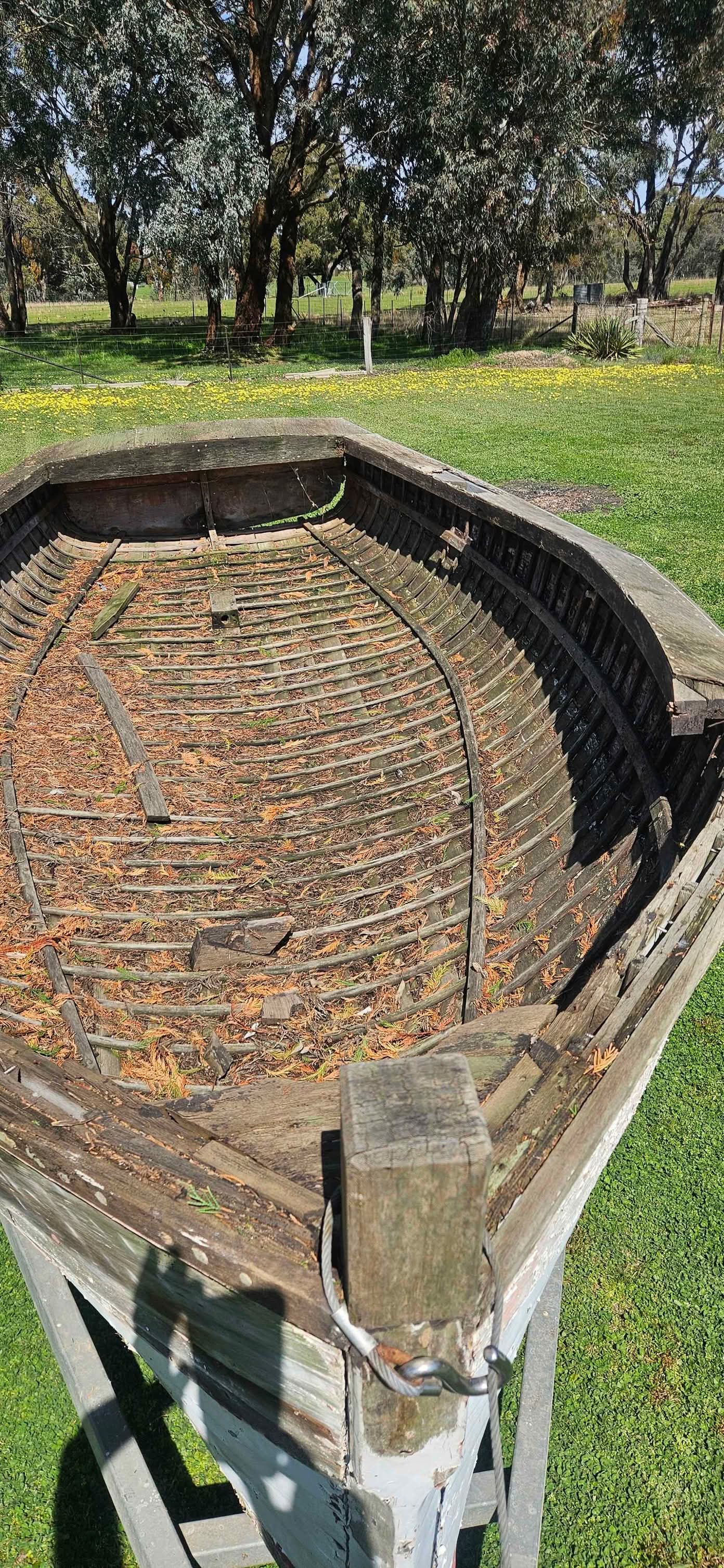Timber clinker hull and galvanised trailer - Boats - Garland, New South ...