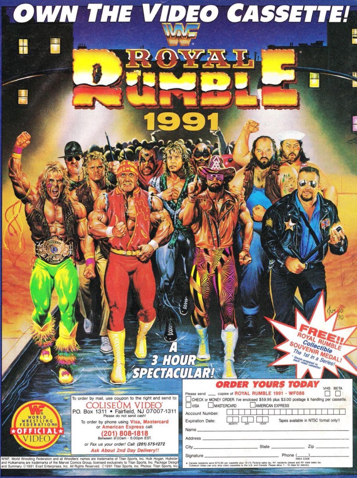 WWE Royal Rumble 1991 video release