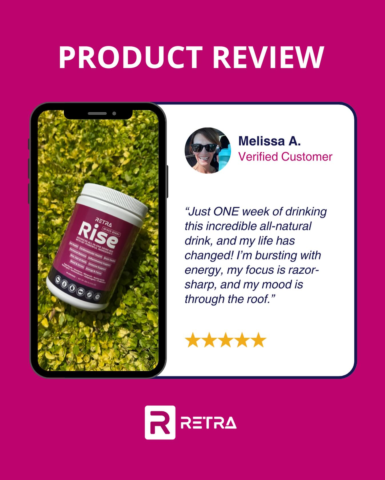 Retra - Melissa felt the difference in just ONE week of drinking Retra ...