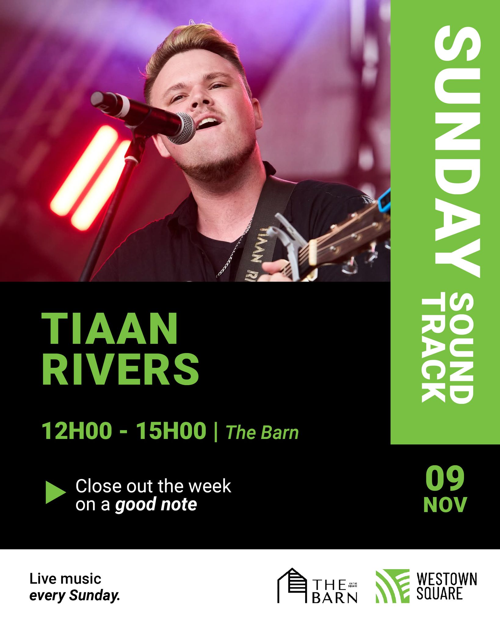Westown - Your Sunday soundtrack is ready 🎶 Join us at The Barn ...