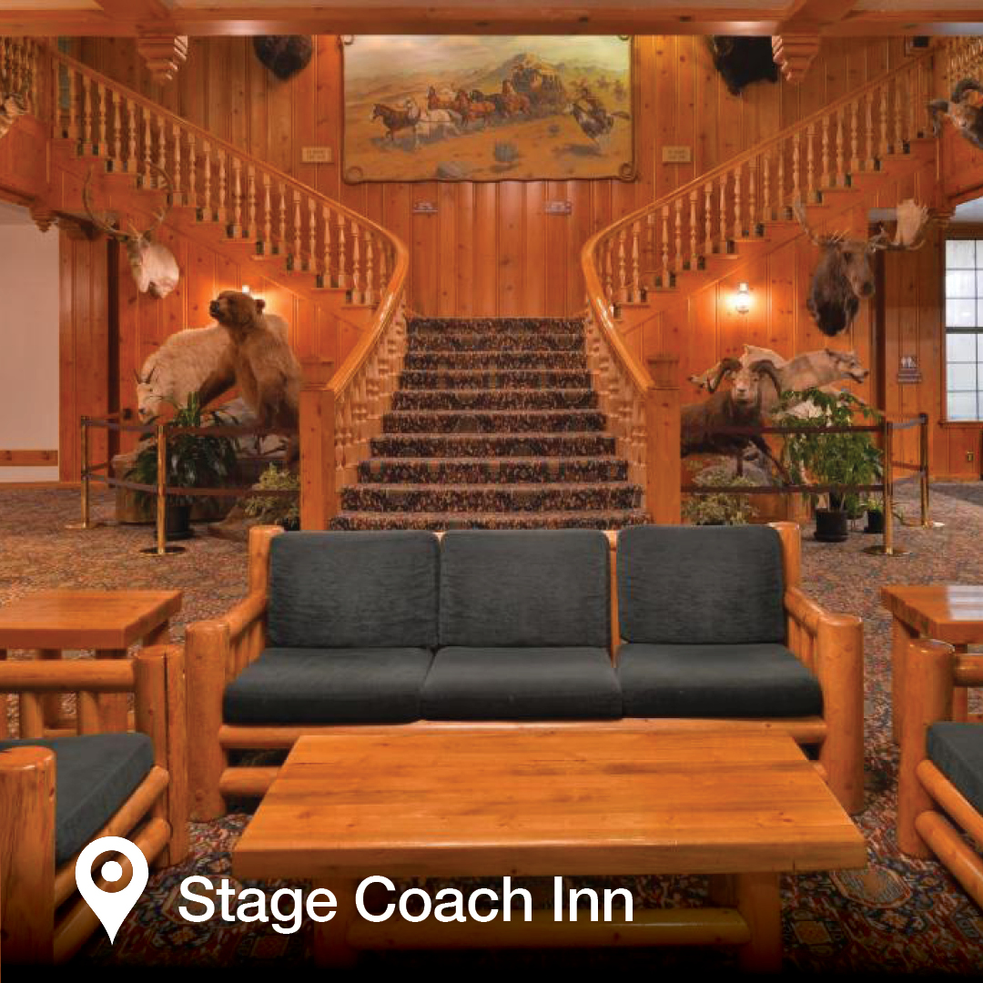 Landmark location with coach hospitality room