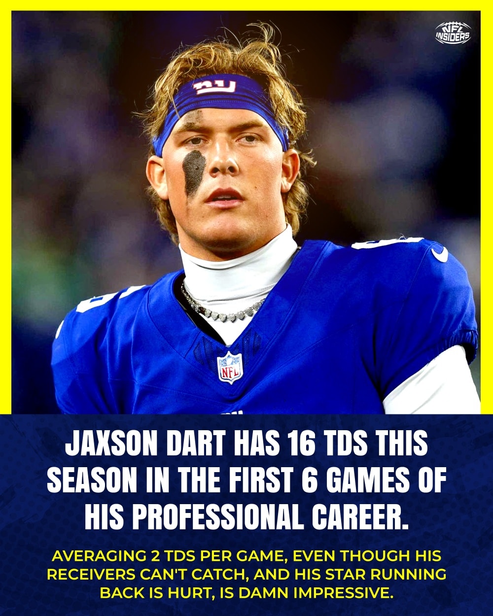 Jaxson Dart breaks NFL record with rushing touchdowns