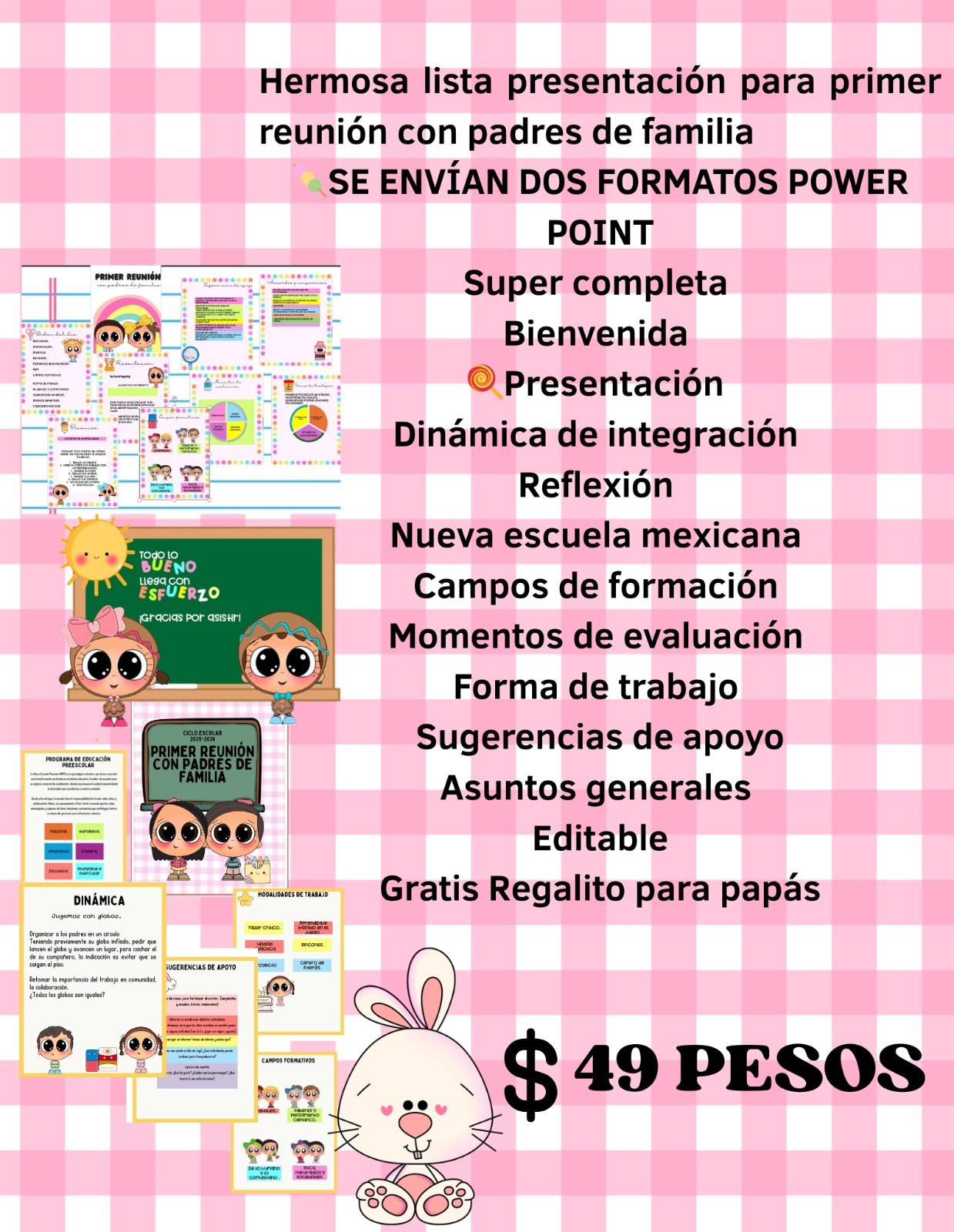 Materiales Preescolar - 🌸 Presentación para la primera reunión con