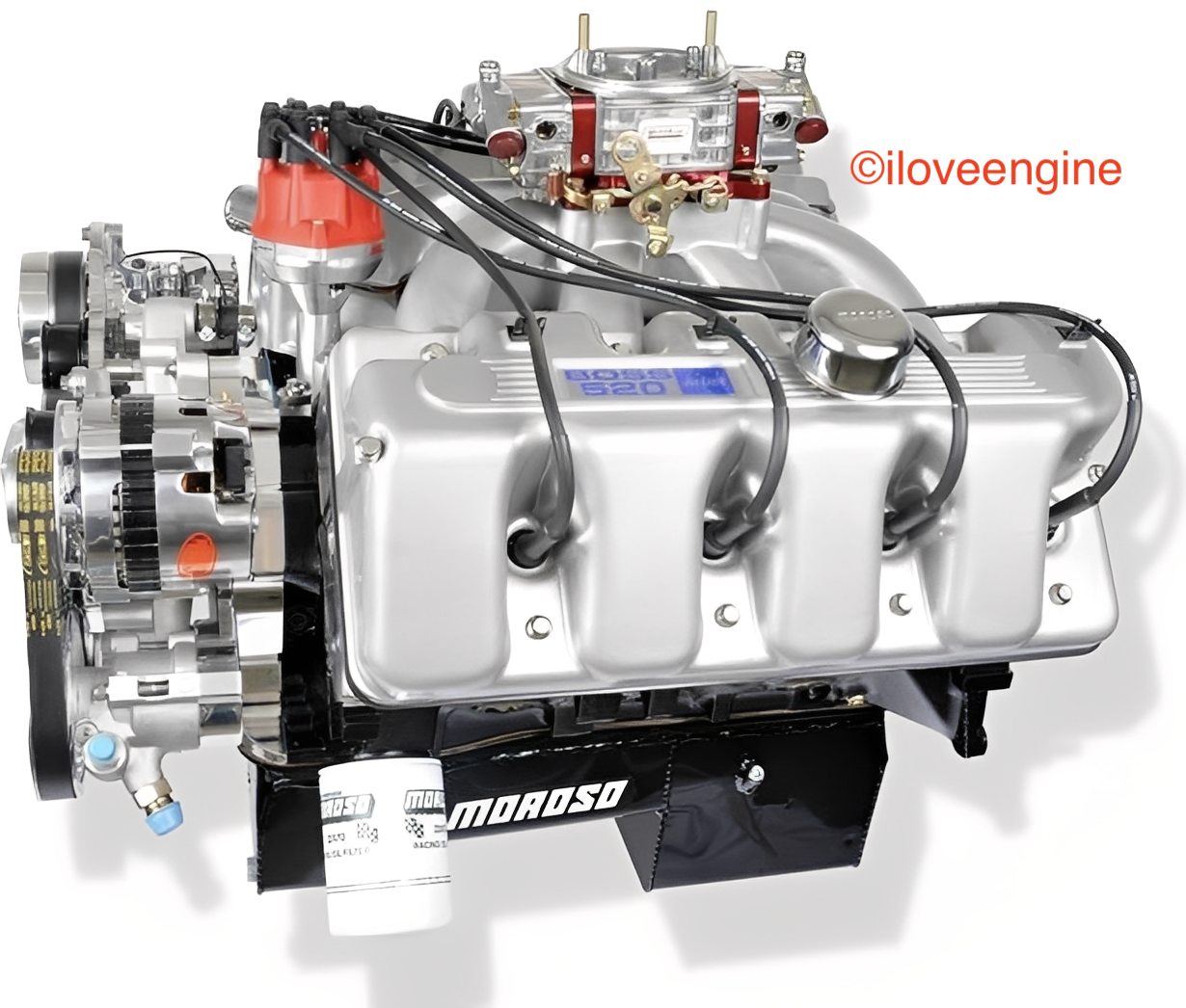 I Love - This Ford Boss 520 V8 engine is a modern high-performance ...