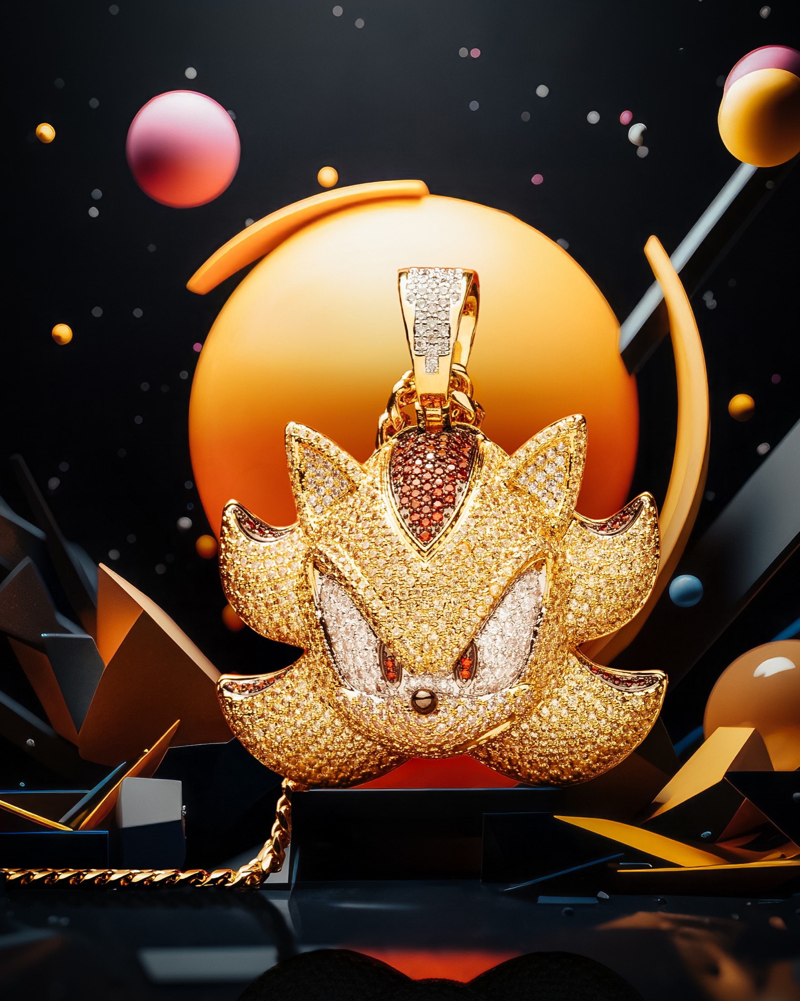 Sonic the Hedgehog x King Ice - Sonic Necklace