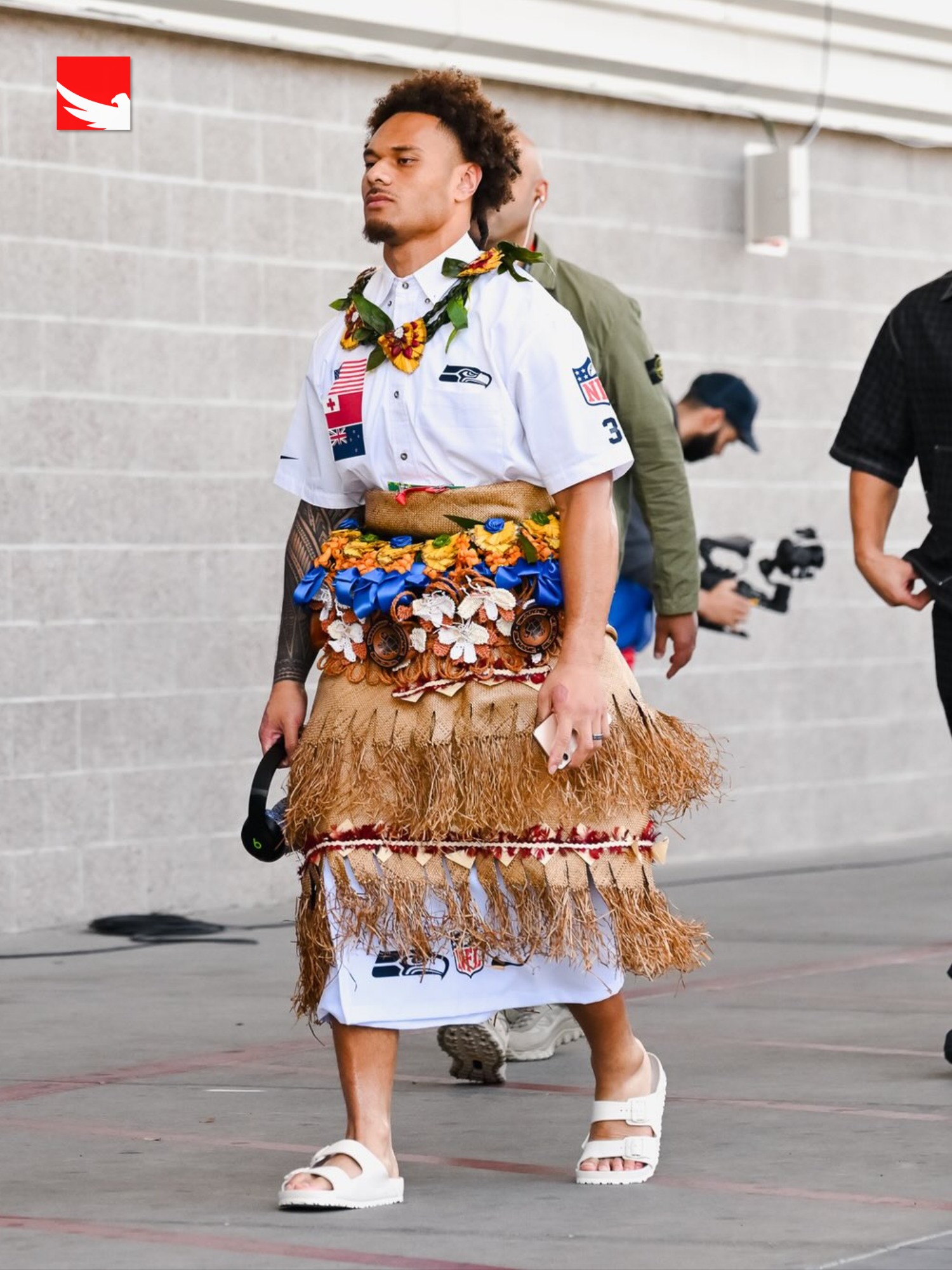indigenous.tv - Seattle Seahawks running back George Holani arrived at ...