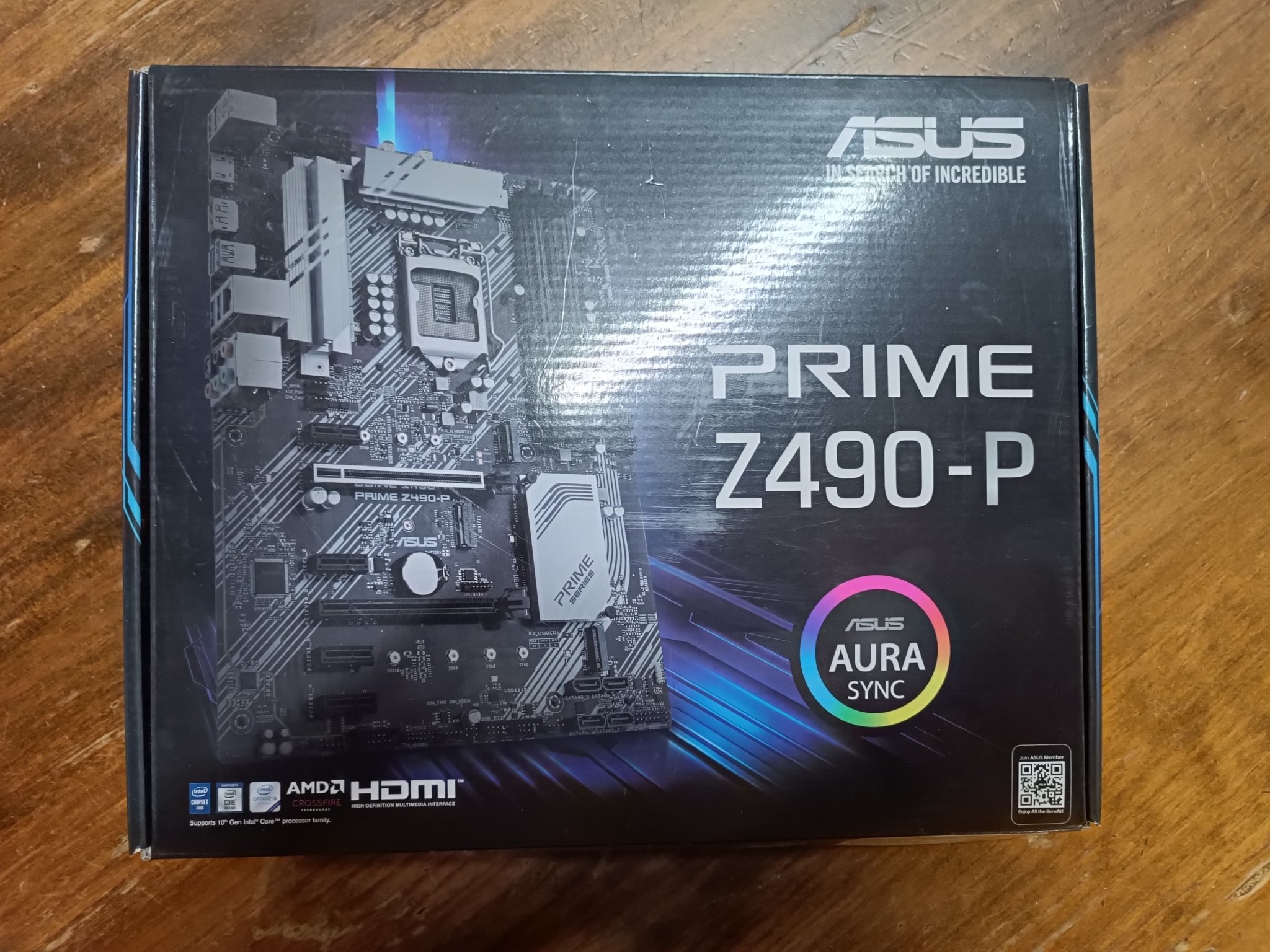 I/O Shield Per ASUS PRIME Z490P / Z490-V – Originale ASUS – Nuovo