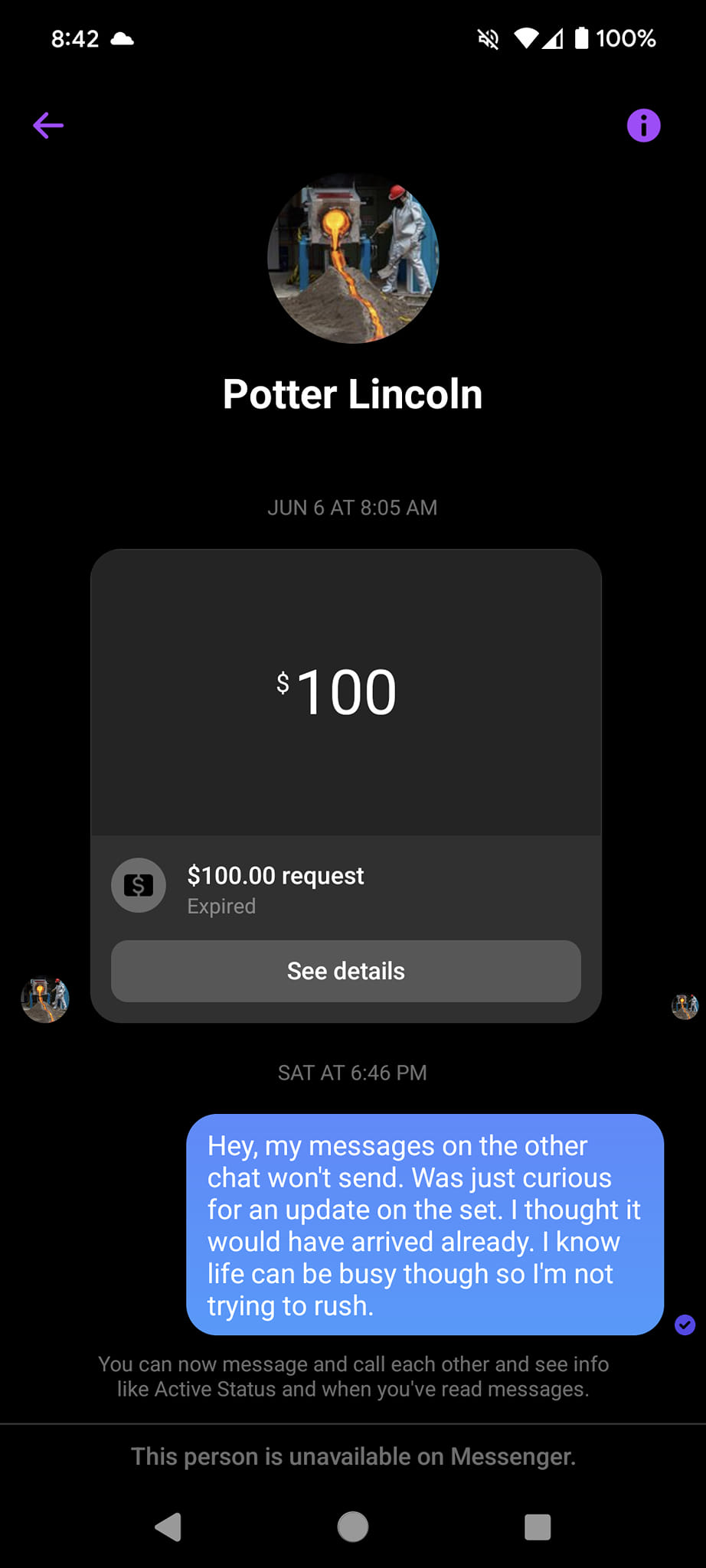 Beware of Rachel Hermo Arcana supposedly selling lego items but