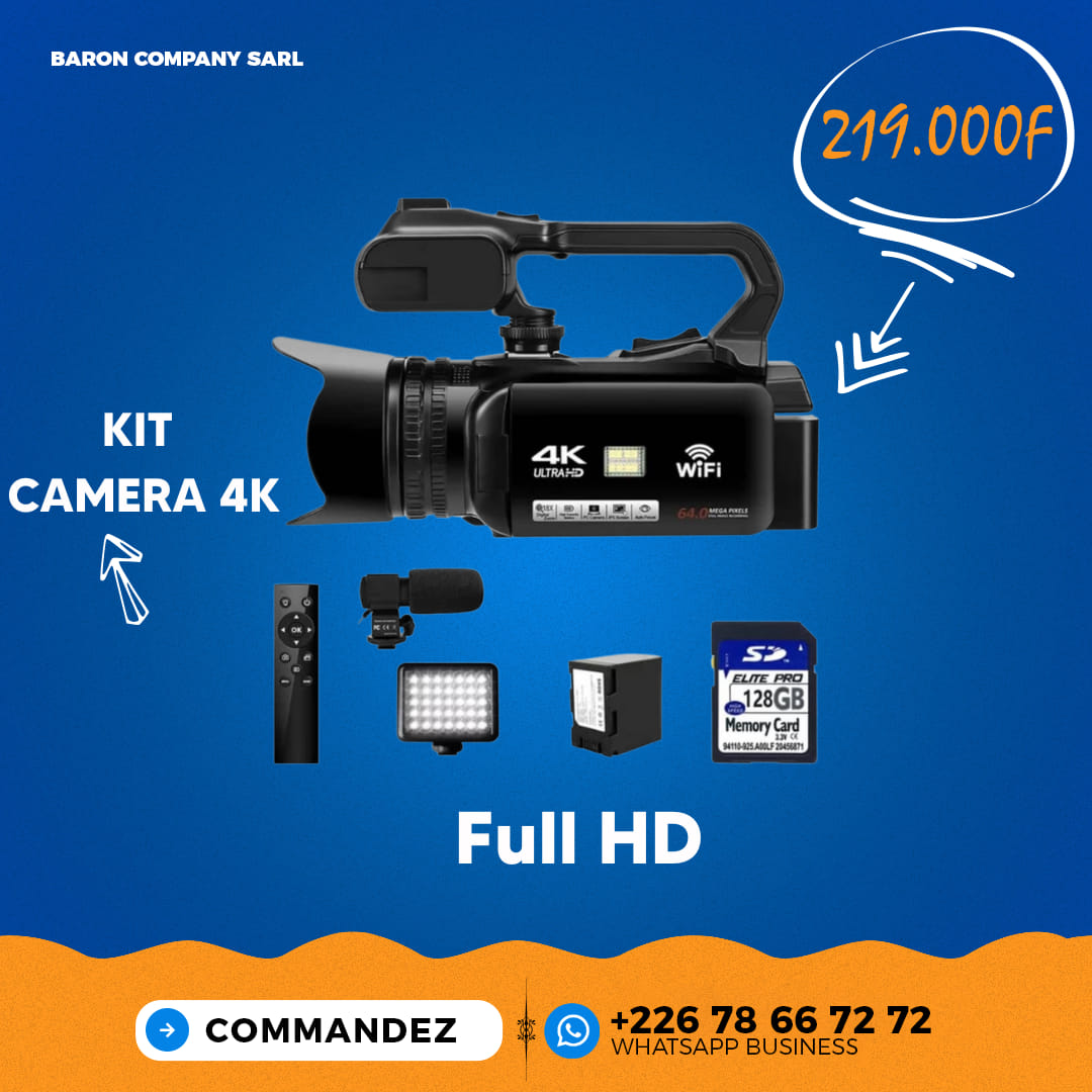 #Kit_Caméra_numérique ZIHOTEK 4K.... - Baron Company Sarl | Facebook