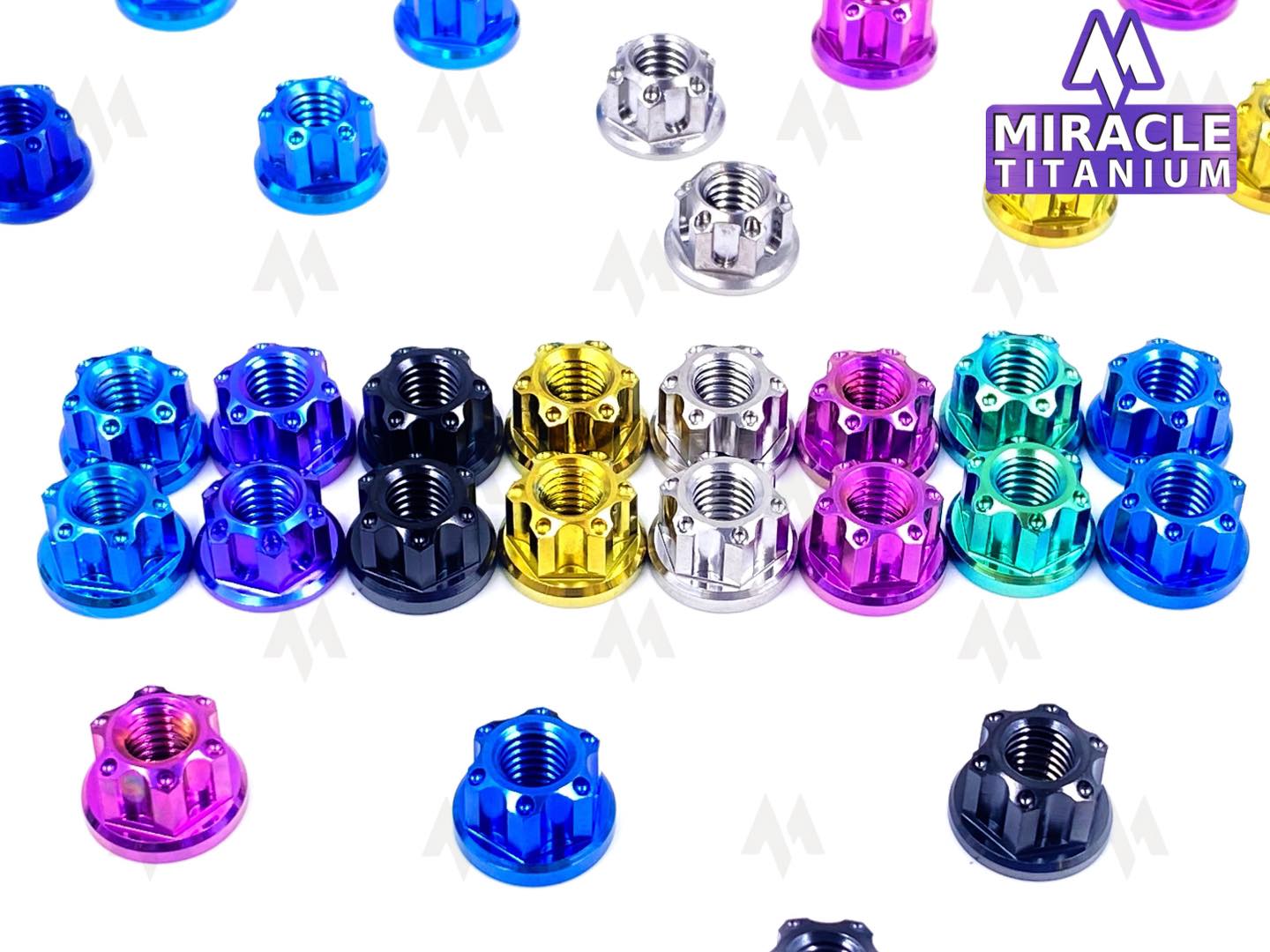 Titanium nuts 8 colors. The... - Miracle Titanium Thailand | Facebook