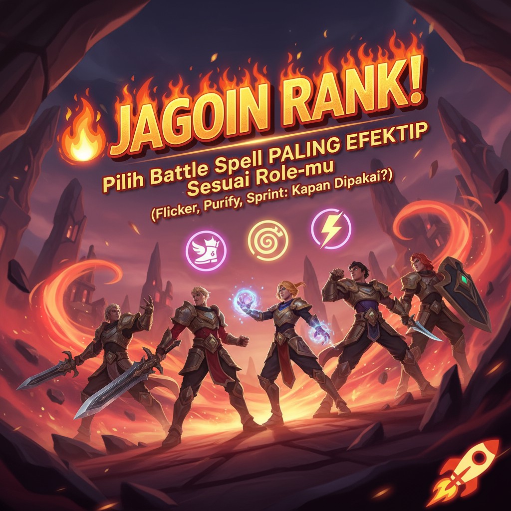 SZE - 🔥 Jagoin Rank! Pilih Battle Spell PALING EFEKTIF Sesuai Role-mu ...